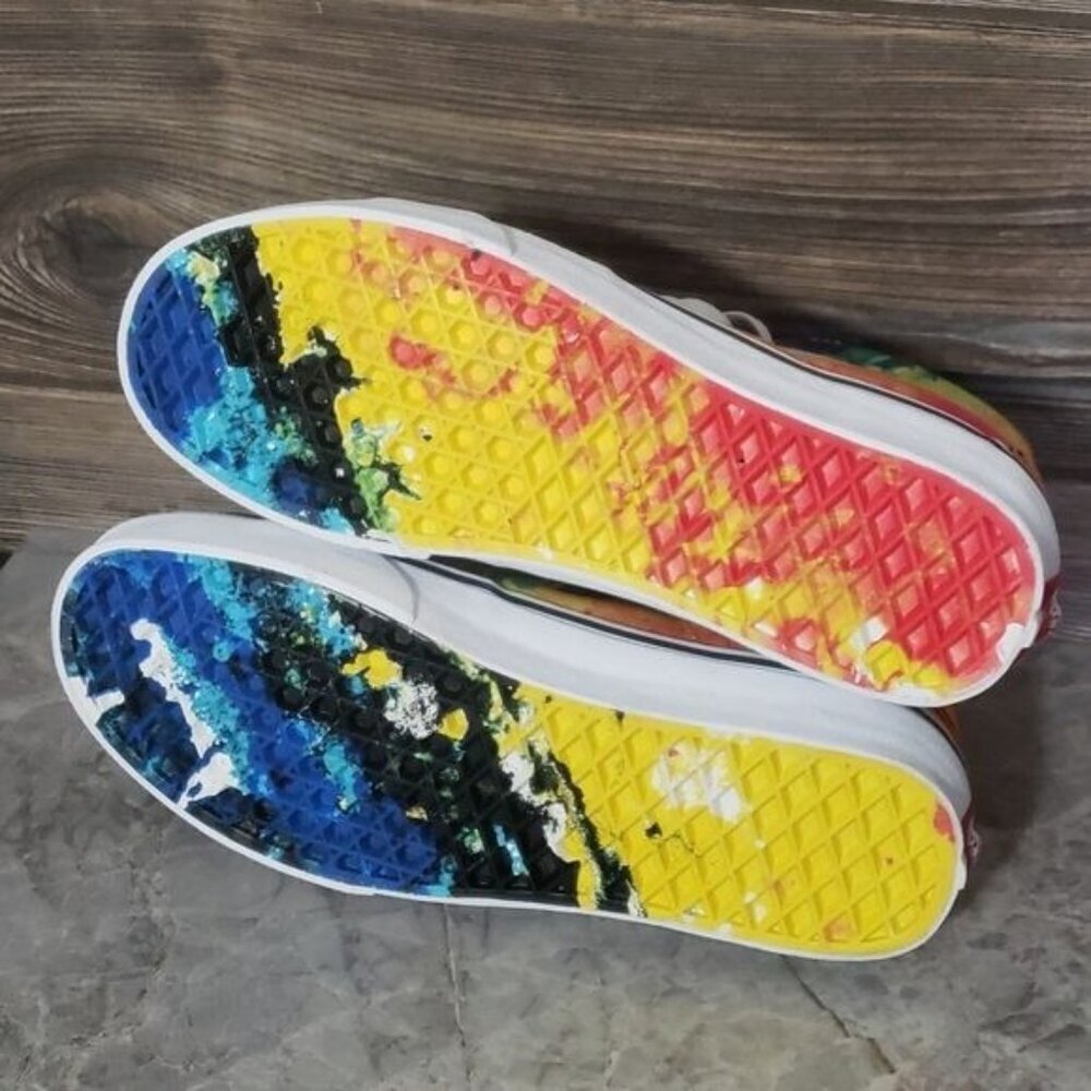 New Vans Womens Sk8 Hi Crayola High Top Shoes Size 6.5 Deadstock Art to Wear Gym - Picture 9 of 10